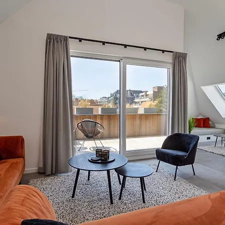 Strandparel Luxueus Duplex Appartement Met 2 Terrassen En Parking Koksijde Exterior photo