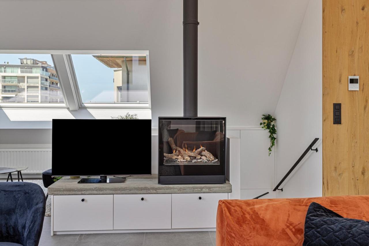 Strandparel Luxueus Duplex Met 2 Terrassen En Parking Apartment